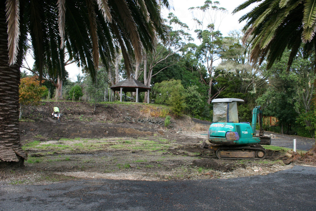 work begins on subtropical garden in northland