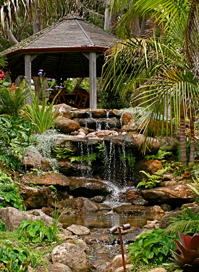 Water feature design by Hawthorn Landscapes Kerikeri